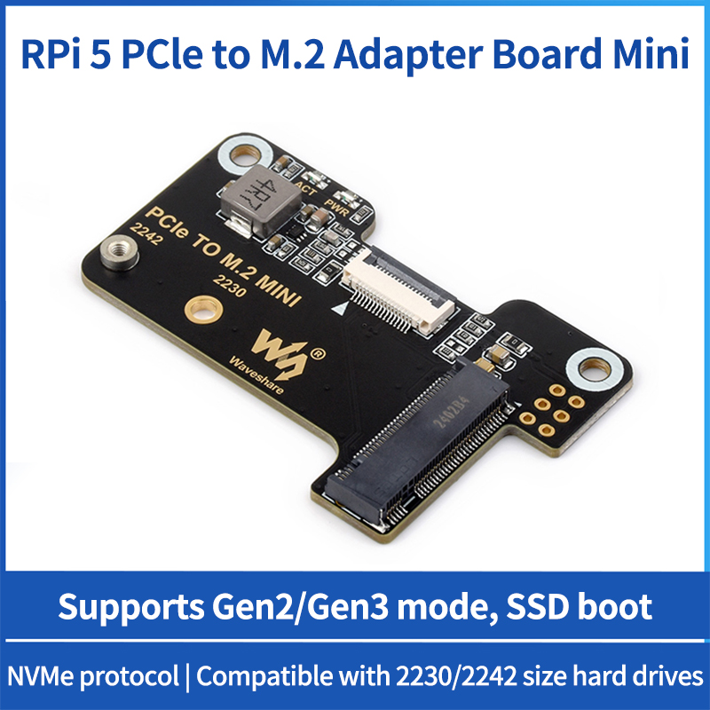 Turing Pi 2 - Raspberry Pi 5 PCIe vers M.2