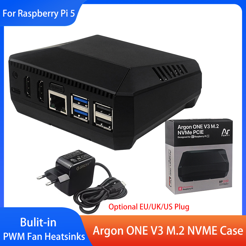 Boîtier Argon ONE V3 M.2 NVME, - Turing Pi 2 avis et prix